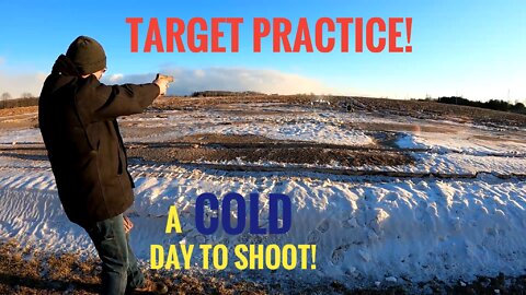 Target Practice: Shooting Ice Blocks And A Justin Bieber Action Figure!