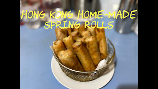 Hong Kong home-made Spring Rolls