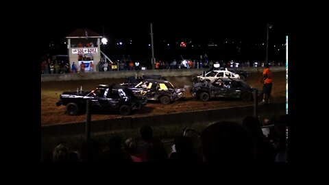 Relay For Life Boyle county Danville, KY Full Size car demo derby Heat 2 8-21-10 pt 3