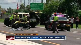 One person killed in deadly crash on U.S. 41