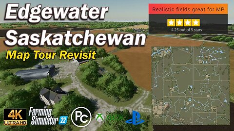 Edgewater Saskatchewan | Map Tour | Farming Simulator 22