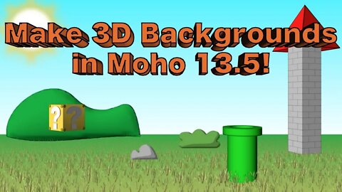 How to build a 3D Background in Moho 13.5: Tutorial