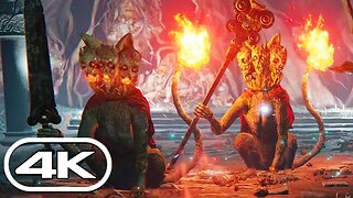 Elden Ring - Erdtree Burial Watchdogs Scepter & Sword Boss Fight (4K HDR 60FPS)