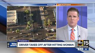 Woman killed in hit-and-run crash in Phoenix