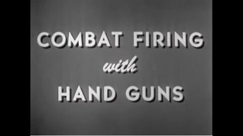 Combat Firing with Hand Guns