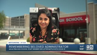 Community mourns death of beloved High School administrator