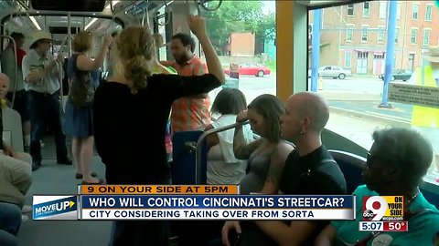 Who will control Cincinnati's streetcar?