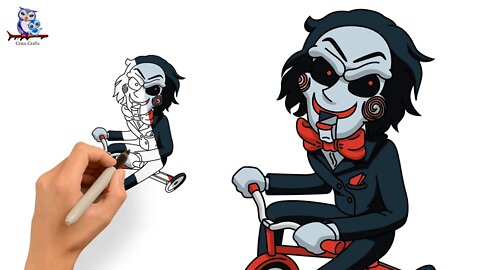 How to Draw Billy the Puppet Jigsaw - Art Tutorial