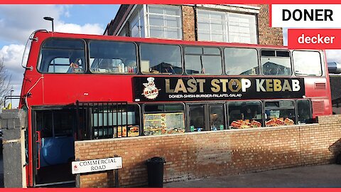 London's latest kebab restaurant has opened - on board a double decker bus