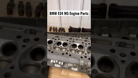 BMW E34 M5 Engine Parts #bmw #cars #bmwm5 #bmwe34 #diy #restoration #automotive #mechanic #engine