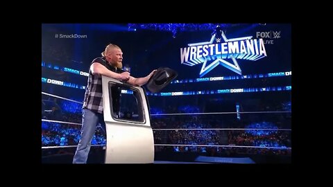 WWE SmackDown Highlights 18 March 2022 _ Brock Lesnar destroyed Roman Reigns car _ smack down part 1