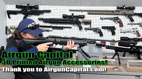 AE22 - Airgun Capital in the Studio- 3D Printed Upgrades, Moderators, & Accessories for your Airguns