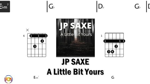 JP SAXE A Little Bit Yours - FCN Guitar Chords & Lyrics HD