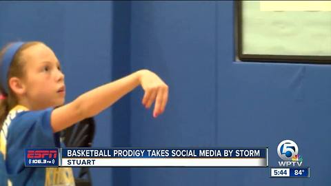 10-year-old basketball star takes over social media