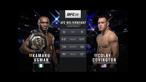 UFC 261: Kamaru Usman vs Colby Covington