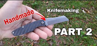 The Making of the Dactyl Small Pocket Knife - Part 2 of 2 #knifemaking