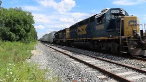 CSX D753 Local Manifest Mixed Freight Train Part 2 from Sterling, Ohio August 14, 2021