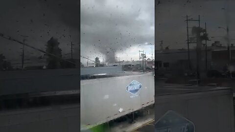 Strongest tornado in L.A. County in 40 years #trending #viral