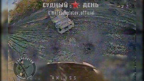 Demilitarization of a MaxxPro MRAP along with its crew members by FPV drones in the Donetsk region