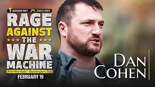 Dan Cohen speaks at Rage Against the War Machine Rally