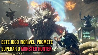 Este Game INCRÍVEL Promete SUPERAR o MONSTER HUNTER. (Wild Hearts)