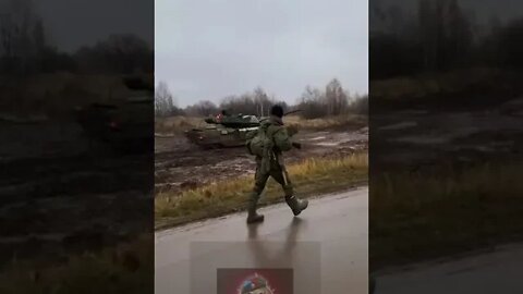 Russian T-14 "Armata" mobilized at the tank training ground in Kazan.