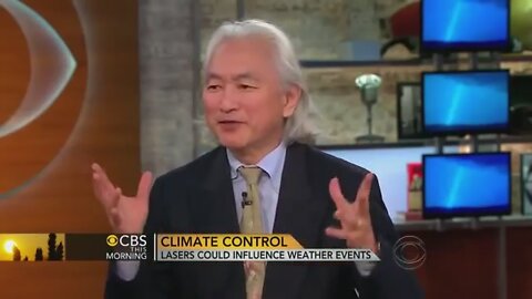 Dr Michio Kaku on CBS - Controlling the weather with lasers from September 2013