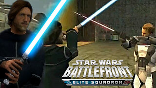 Clone X1 vs Falon Grey - Star Wars Battlefront Elite Squadron Cinematic