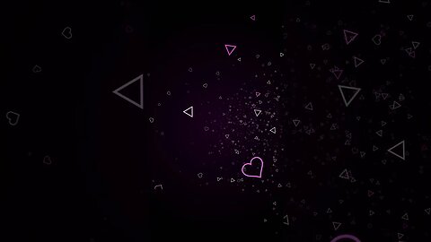 Pink Heart And Triangle Product Display Mobile Background Backdrop Motion Graphics 4K Copyright Free