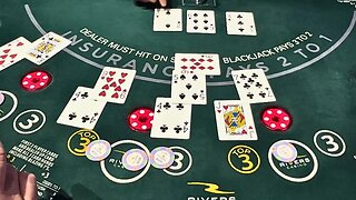 Dealers "11" Had My Heart Sinkin': Blackjack! 4 Hands At Play: $10,000 Buy-in