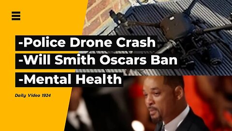 Police Drone Crash At House, Will Smith Oscar Ban And Jada Smith Controlling Claim