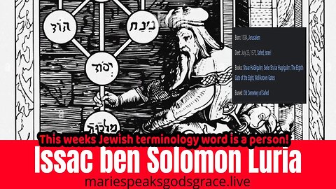 This week’s Jewish terminology word is: Isaac ben Solomon Luria #hasidic #kabbalah #education #story