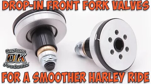 Harley Front Fork Valves for Enhanced Front Suspension #harleydavidson