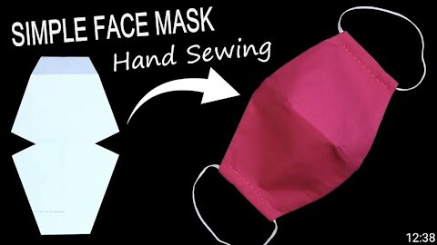 Simple DIY Face Mask/Simple Hand-Sewing Tutorial