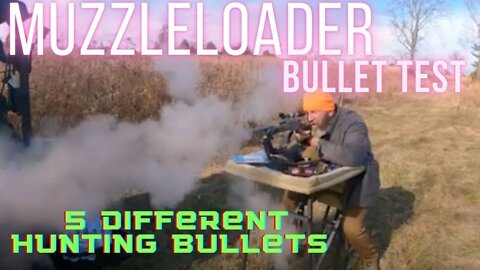 Muzzleloader Bullet Test