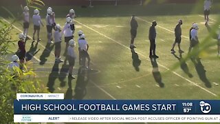 San Diego County high school football games resume