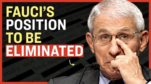 New Amendment Introduced to Eliminate Dr. Fauci’s Position To Prevent "Health Dictatorship"