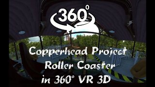 Copperhead 3D Roller Coaster in 360° Degree interactive Technology