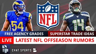 NFL Free Agency LIVE: UPDATED NFL Free Agency Grades + 5 Blockbuster NFL Trade Ideas | Q&A