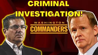 Washington Commanders Under CRIMINAL INVESTIGATION for HIDING Money From The NFL!
