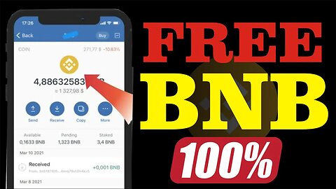 Earn Free BNB On Trust Wallet | How To Claim 2+ Free BNB In Trust Wallet (100% FREE)