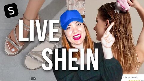 LIVE DA SHEIN: comprei a sandália mais famosa da Shein + roupas de academia e pente massageador