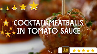 Cocktail Meatballs In Tomato Sauce - A Fun Easy Recipe