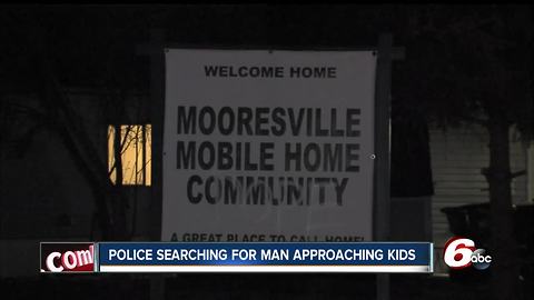 Suspicious man in pickup truck approaching, chasing children in Mooresville mobile home park