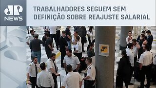 Terceiro dia da greve dos pilotos e comissários de voo afeta aeroporto de Congonhas