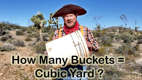 How Many Buckets = a Cubic Yard ?