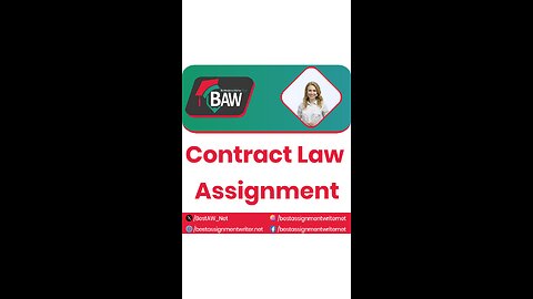 Contract Law Assignment Help | bestassignmentwriter.net