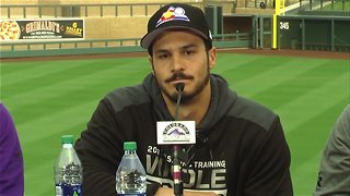 Full news conference: Rockies announce Nolan Arenado's new eight-year, $260 million deal