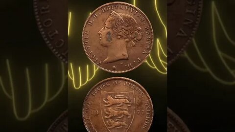 Jersey 1/24 shilling 1877.#shorts #coinnotesz