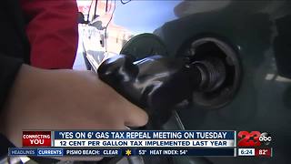 Gas tax repeal campaign